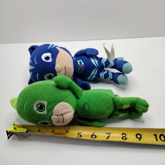Just Play PJ Masks Gekko Catboy 8” Frog Box eOne Plush Stuffed Toy Set - Picture 9 of 15